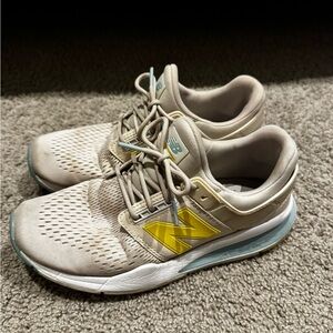 New Balance Women's Athletic Shoes in Beige and Yellow